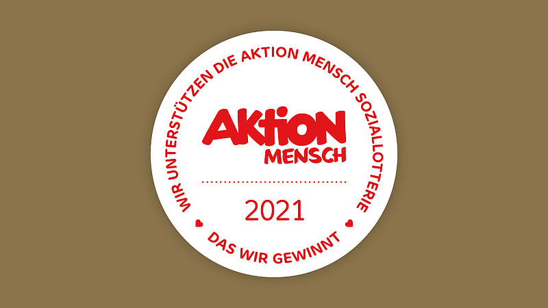 Logo der Aktion Mensch - für Egon Rohwer Malermeister, Kiel
